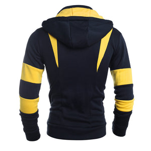 Men Retro Long Sleeve Hoodie Hooded Sweatshirt Tops Jacket Coat Outwear