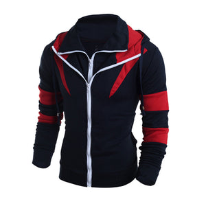 Men Retro Long Sleeve Hoodie Hooded Sweatshirt Tops Jacket Coat Outwear