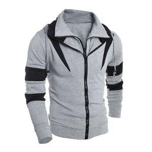 Men Retro Long Sleeve Hoodie Hooded Sweatshirt Tops Jacket Coat Outwear