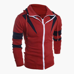 Men Retro Long Sleeve Hoodie Hooded Sweatshirt Tops Jacket Coat Outwear