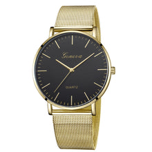 Carregar imagem no visualizador da galeria, GENEVA Womens Classic Quartz Stainless Steel Wrist Watch Bracelet Watches