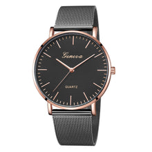 Carregar imagem no visualizador da galeria, GENEVA Womens Classic Quartz Stainless Steel Wrist Watch Bracelet Watches