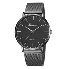 Carregar imagem no visualizador da galeria, GENEVA Womens Classic Quartz Stainless Steel Wrist Watch Bracelet Watches