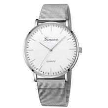 Carregar imagem no visualizador da galeria, GENEVA Womens Classic Quartz Stainless Steel Wrist Watch Bracelet Watches