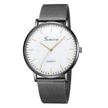 Carregar imagem no visualizador da galeria, GENEVA Womens Classic Quartz Stainless Steel Wrist Watch Bracelet Watches