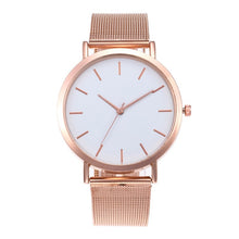 Carregar imagem no visualizador da galeria, Luxury Watch Women Rose Gold Stainless Steel Women&#39;s Watches Fashion Quartz Wrist Watch