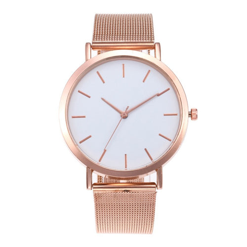 Luxury Watch Women Rose Gold Stainless Steel Women's Watches Fashion Quartz Wrist Watch