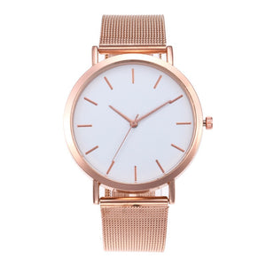 Luxury Watch Women Rose Gold Stainless Steel Women's Watches Fashion Quartz Wrist Watch