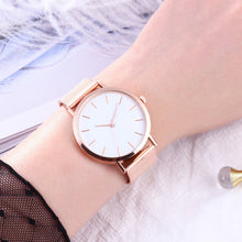 Carregar imagem no visualizador da galeria, Luxury Watch Women Rose Gold Stainless Steel Women&#39;s Watches Fashion Quartz Wrist Watch